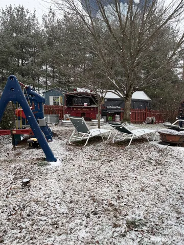 a view of street along with trees
