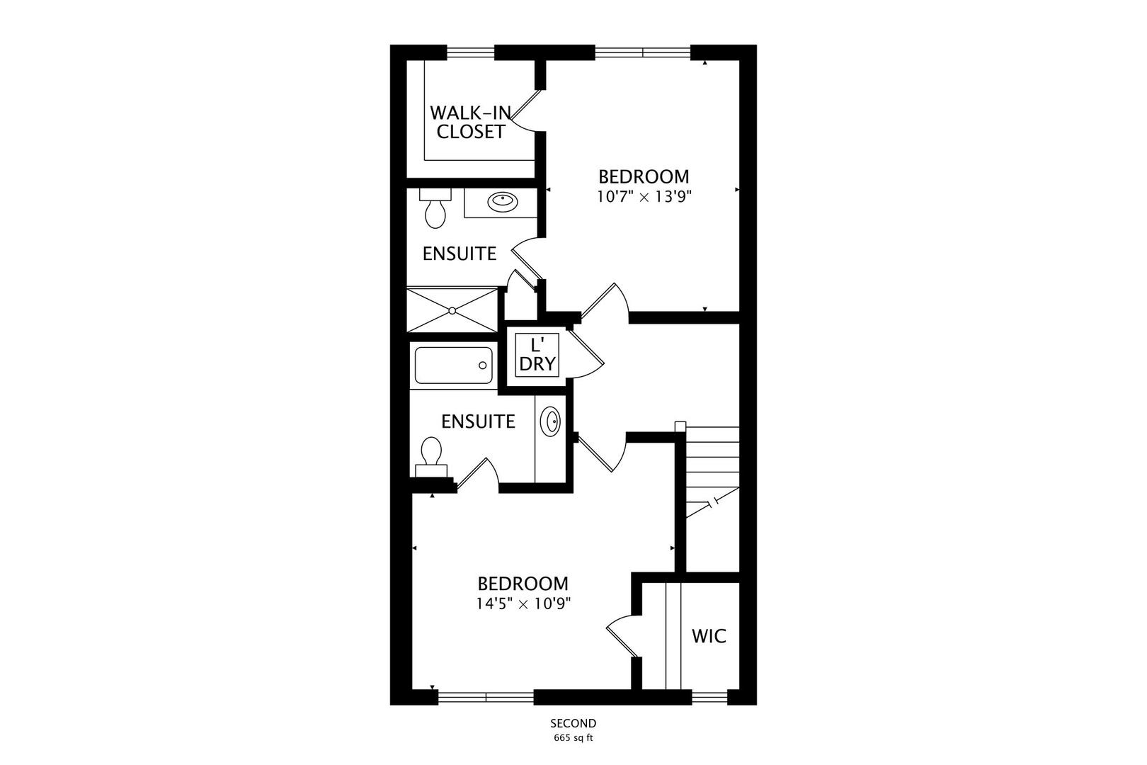 1623 Church Street Evanston, IL 60201 - Photo 28 of 29 a picture of a floor plan