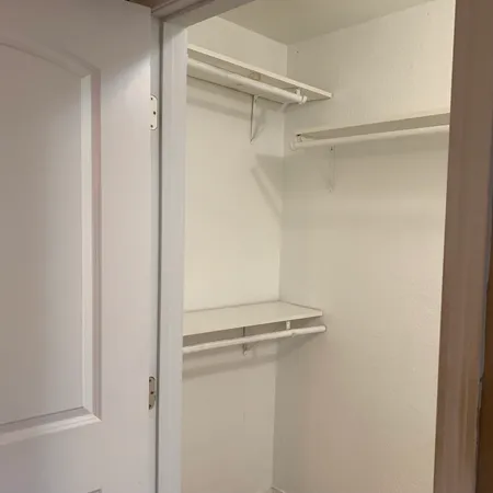 a view of walk in closet
