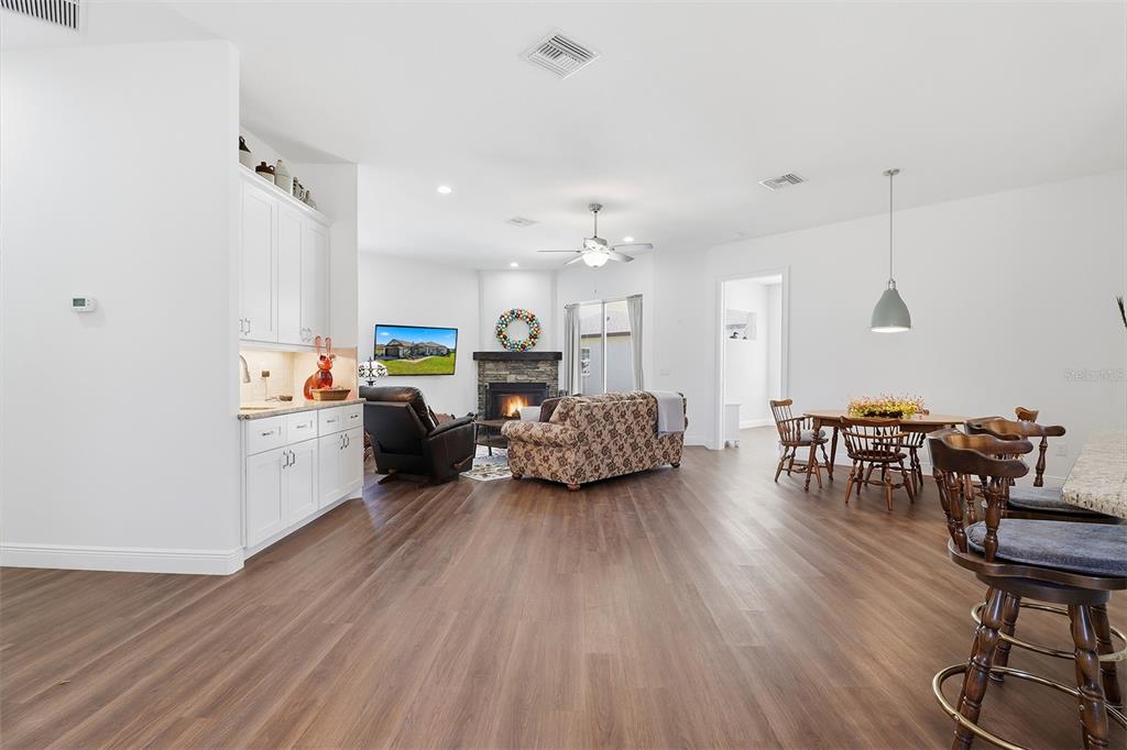 5470 West Hunter Run Lane Homosassa, FL 34446 - Photo 20 of 46 a living room with furniture and a wooden floor