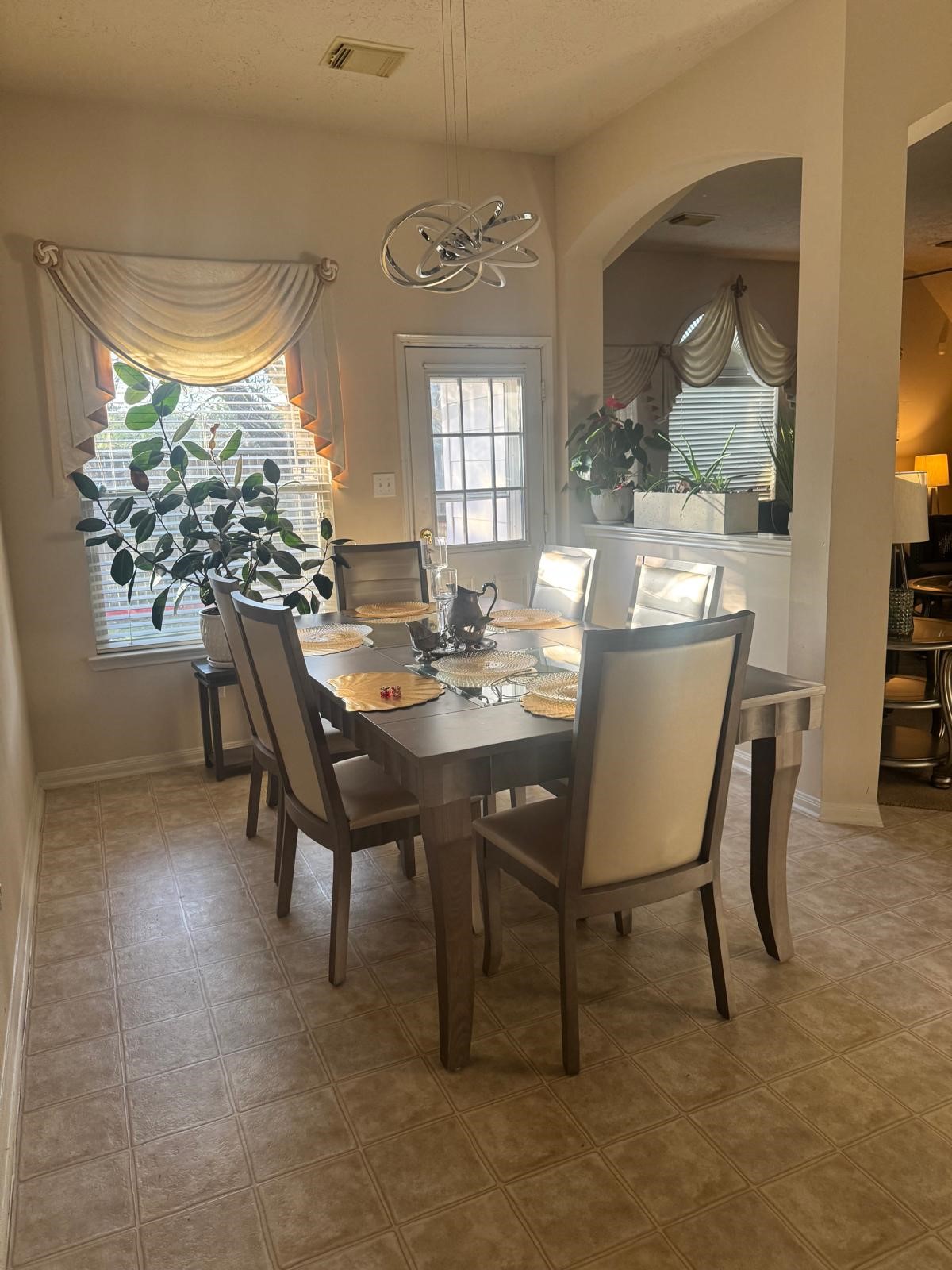11126 Riverbank Ridge Lane Houston, TX 77089 - Photo 5 of 8 a view of a dining room with furniture and window