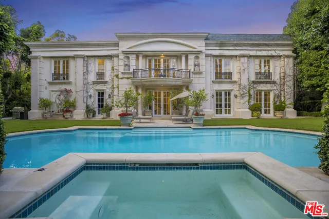 a view of a building with a street