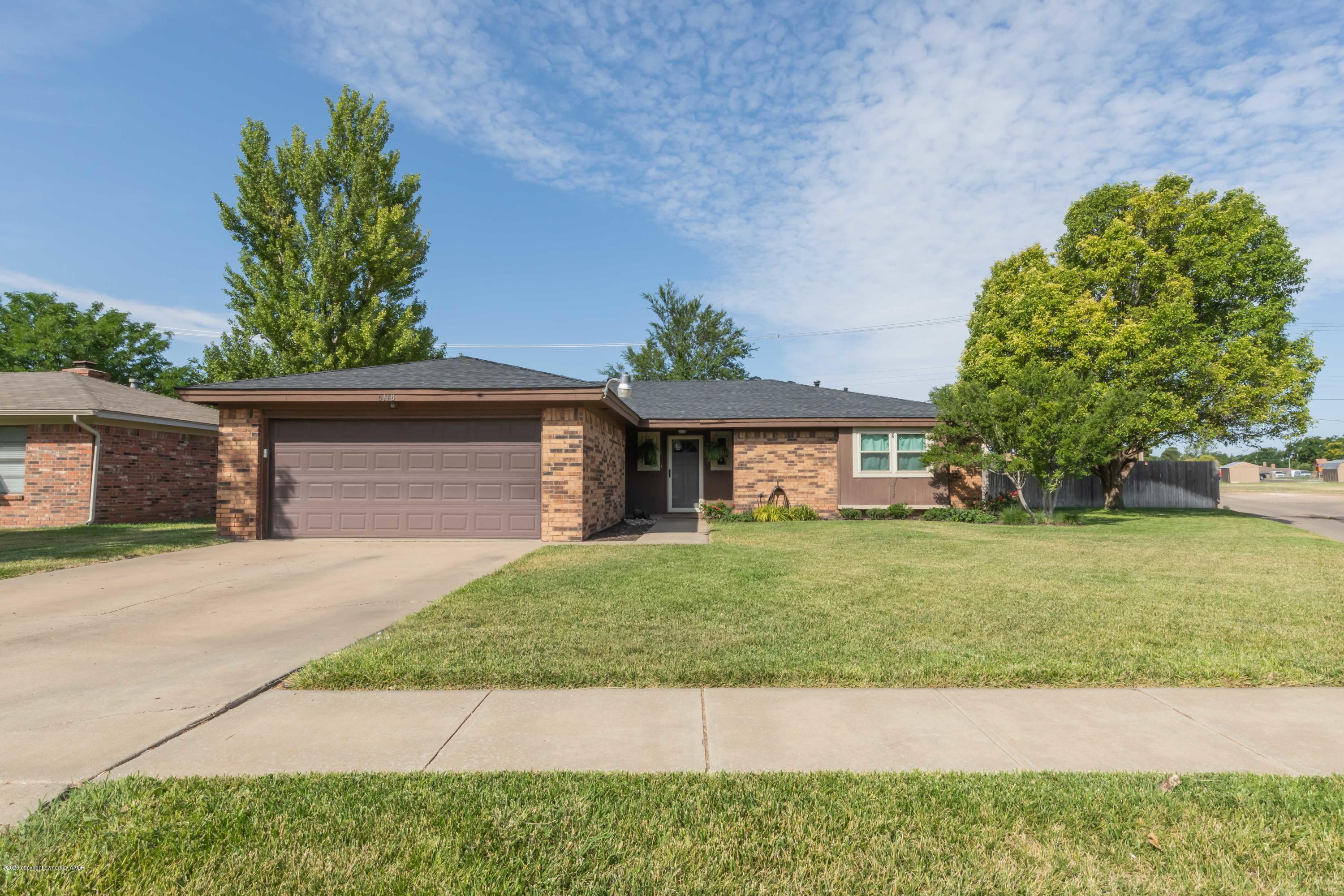 6118 Rutgers Street Amarillo, TX 79109 - Photo 1 of 21 FRONT VIEW 1