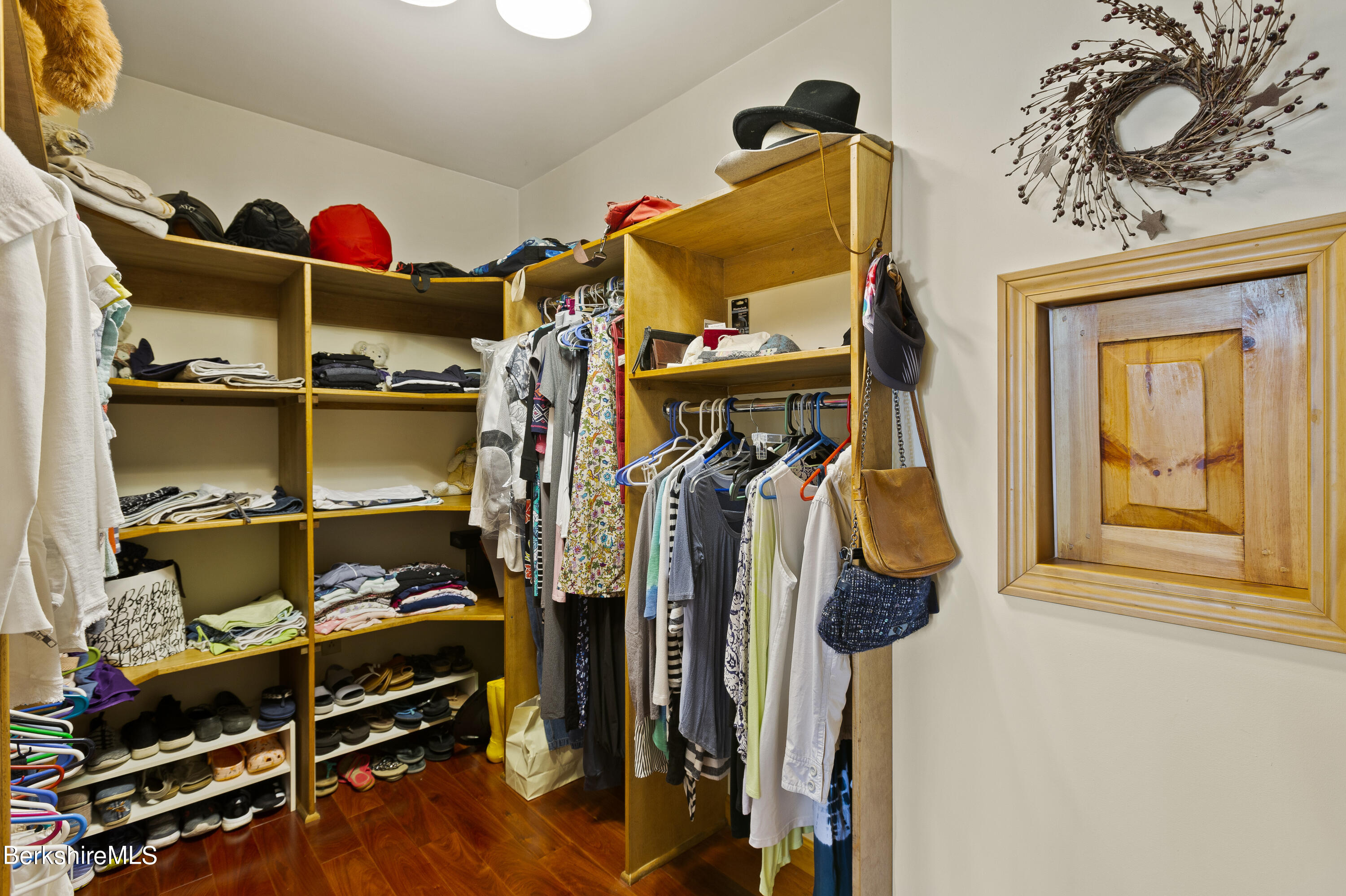 3025 Mt Anthony Road Bennington, VT 05201 - Photo 39 of 54 a view of walk in closet with clothes and shoes