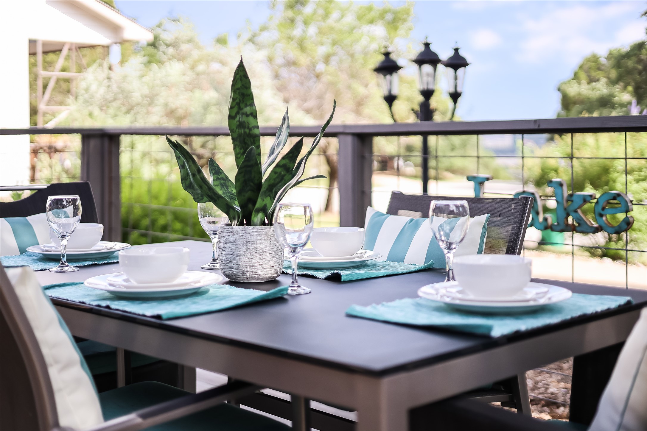 426 Summit Ridge Drive North Point Venture, TX 78645 - Photo 3 of 28 a view of a dining room with furniture window and outside view