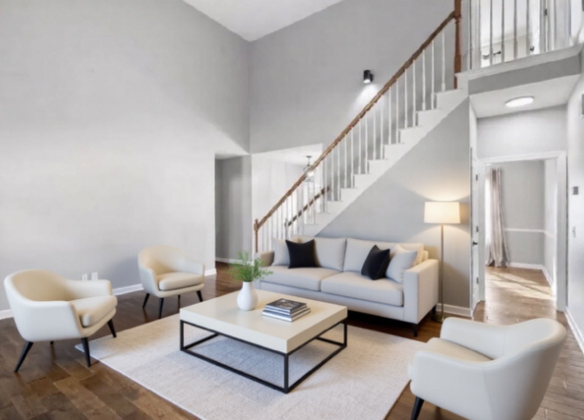 6502 Franklin Road Murfreesboro, TN 37128 - Photo 19 of 36 a living room with furniture and a potted plant