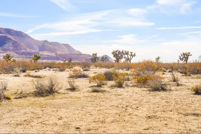a view of a lake with mountains in the background