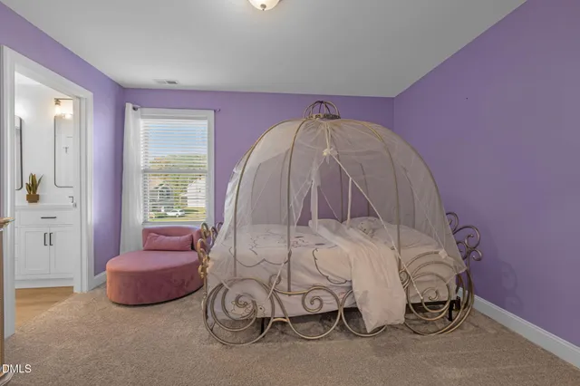 front view of house with a garden