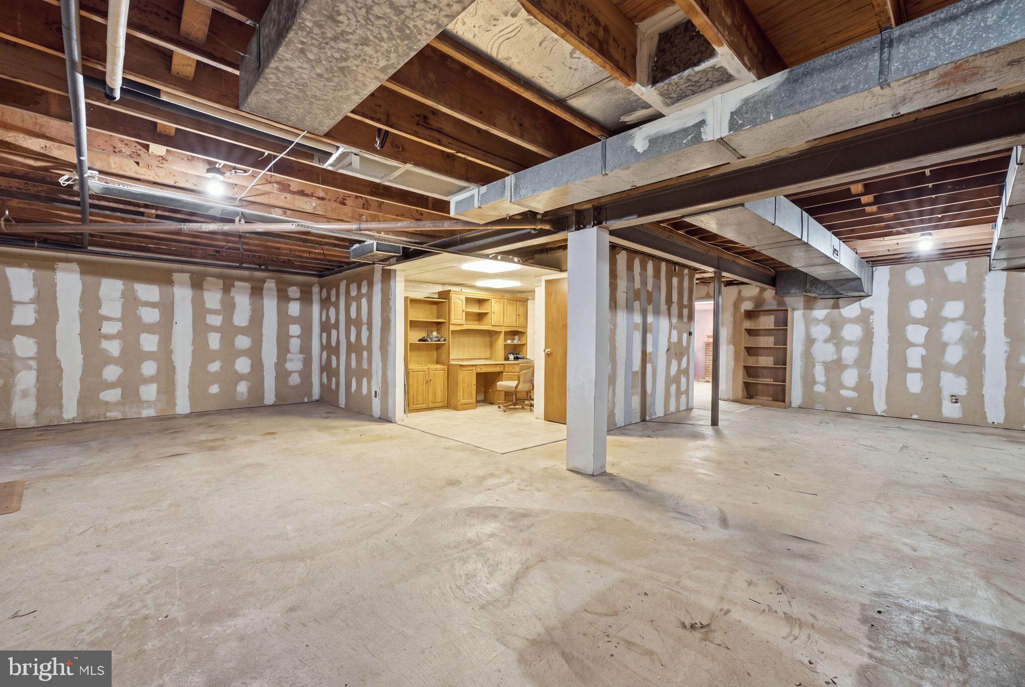 504 Old Street Road Feasterville-Trevose, PA 19053 - Photo 31 of 58 Full basement, drywalled and ready for finishing