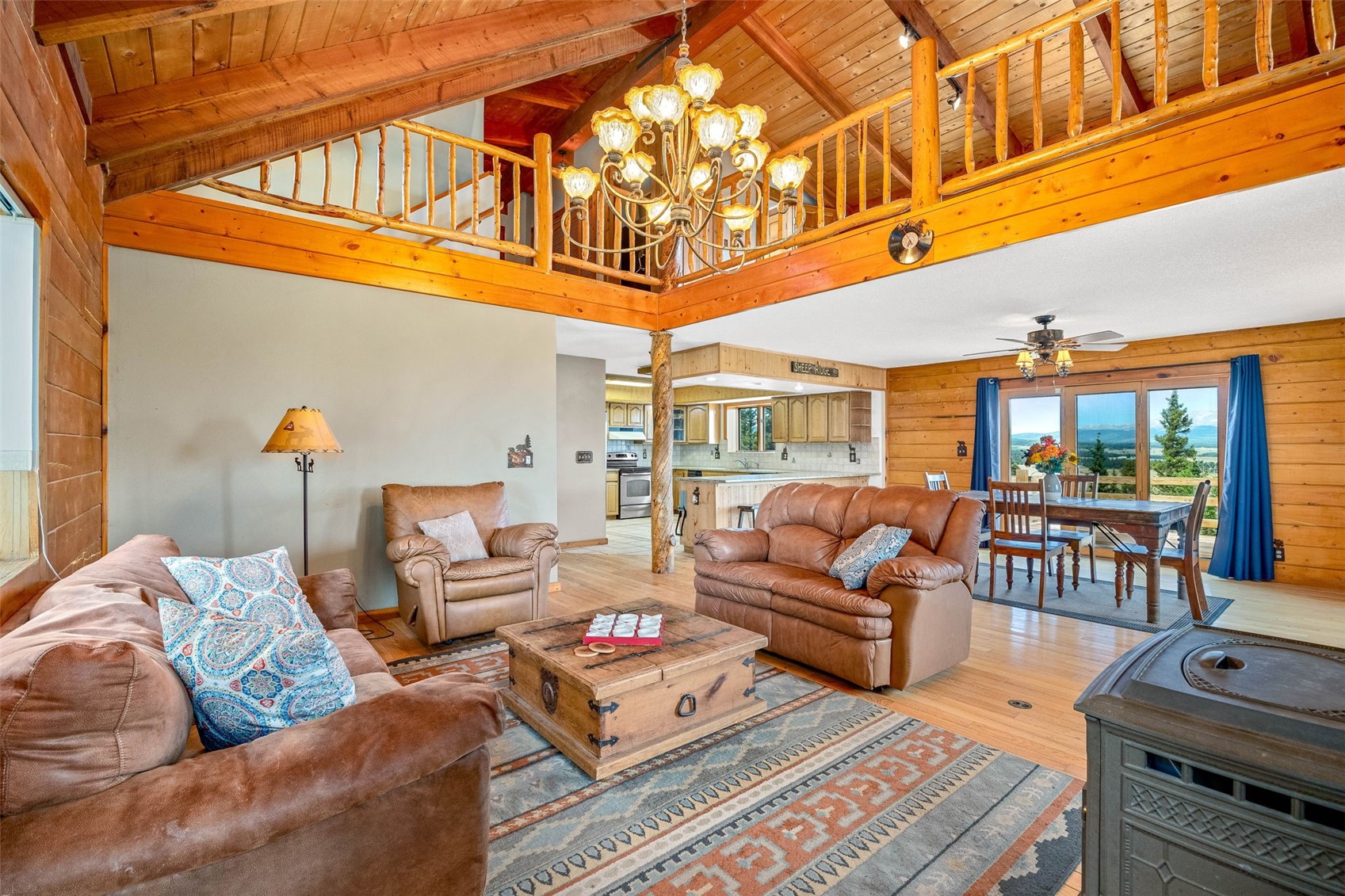 597 Sheep Ridge Road Fairplay, CO 80440 - Photo 5 of 50 a outdoor living space with furniture