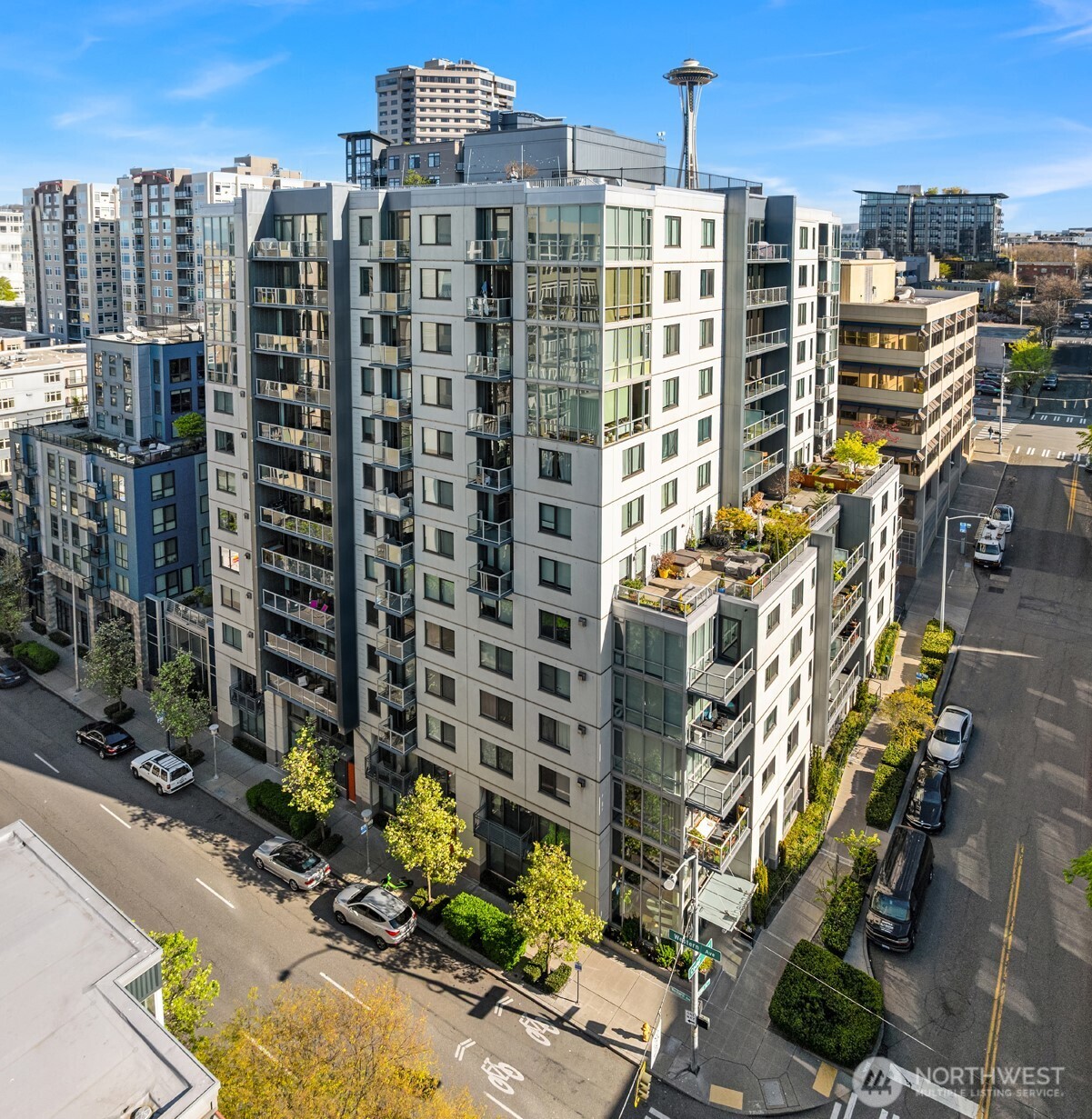 76 Cedar Street, Unit 609 Seattle, WA 98121 - Photo 2 of 31 a city view with tall buildings