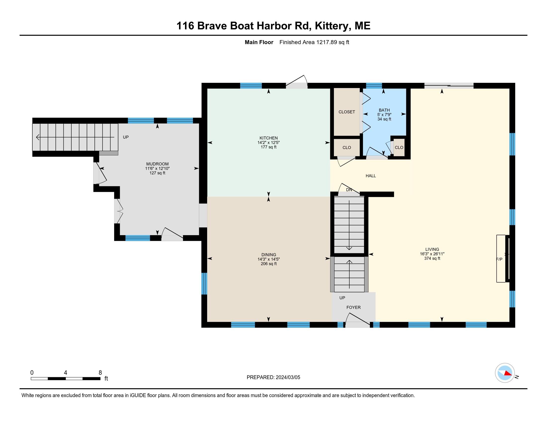 116 Brave Boat Harbor Road Kittery Point, ME 03905 - Photo 56 of 59 116 Brave Boat Floor 1