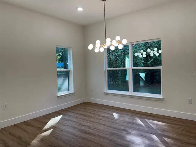 a view of a room with window