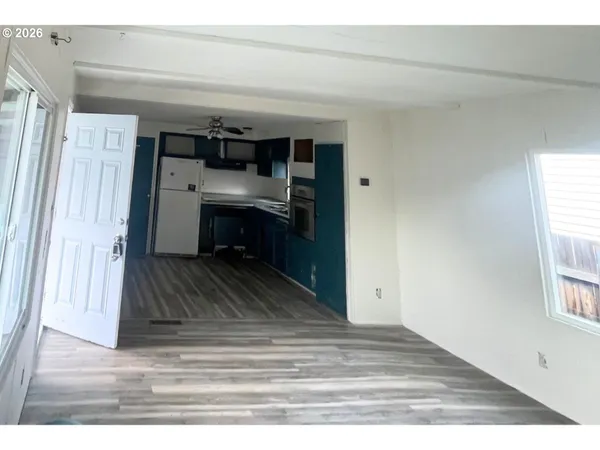 a view of kitchen and utility room