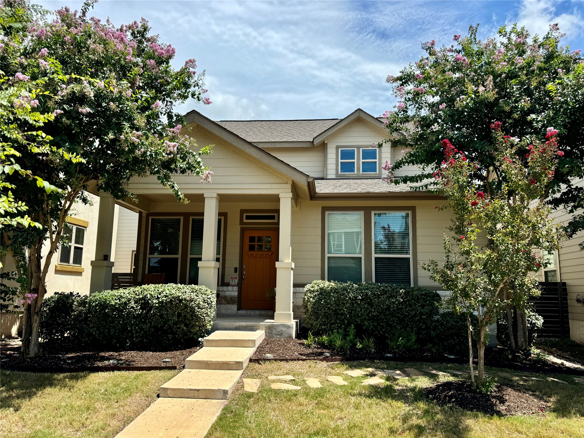Beautiful curb appeal on this Good Night Ranch Home