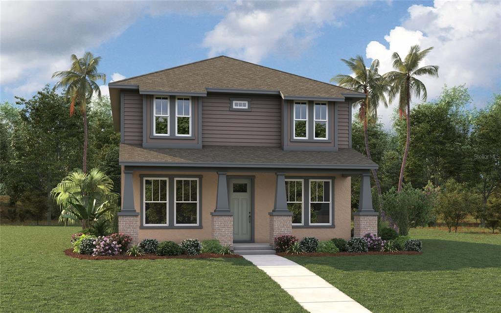 1522 West Arch Street Tampa, FL 33607 - Photo 2 of 6 a front view of a house with a garden