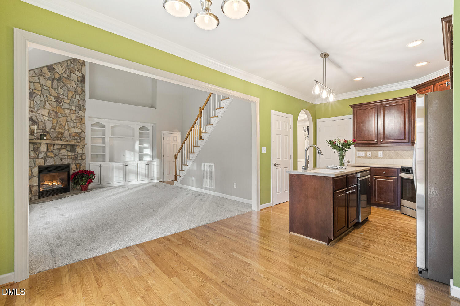 1119 Corrina Road Wake Forest, NC 27587 - Photo 13 of 45 a view of a kitchen with furniture and a kitchen
