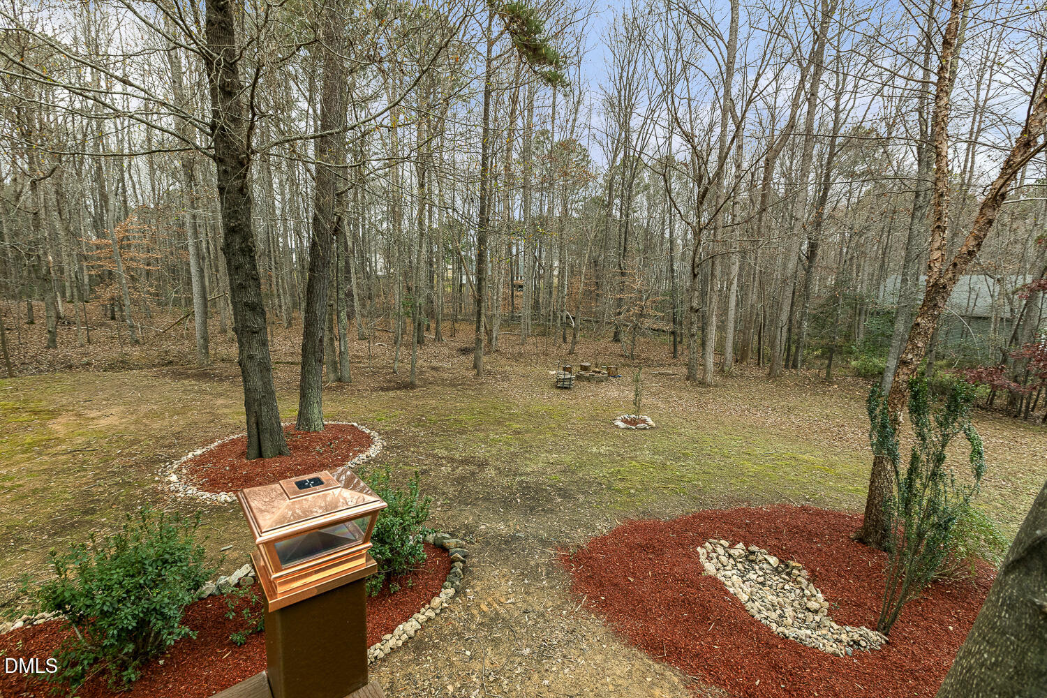 1119 Corrina Road Wake Forest, NC 27587 - Photo 44 of 45 a backyard of a house with table and chairs