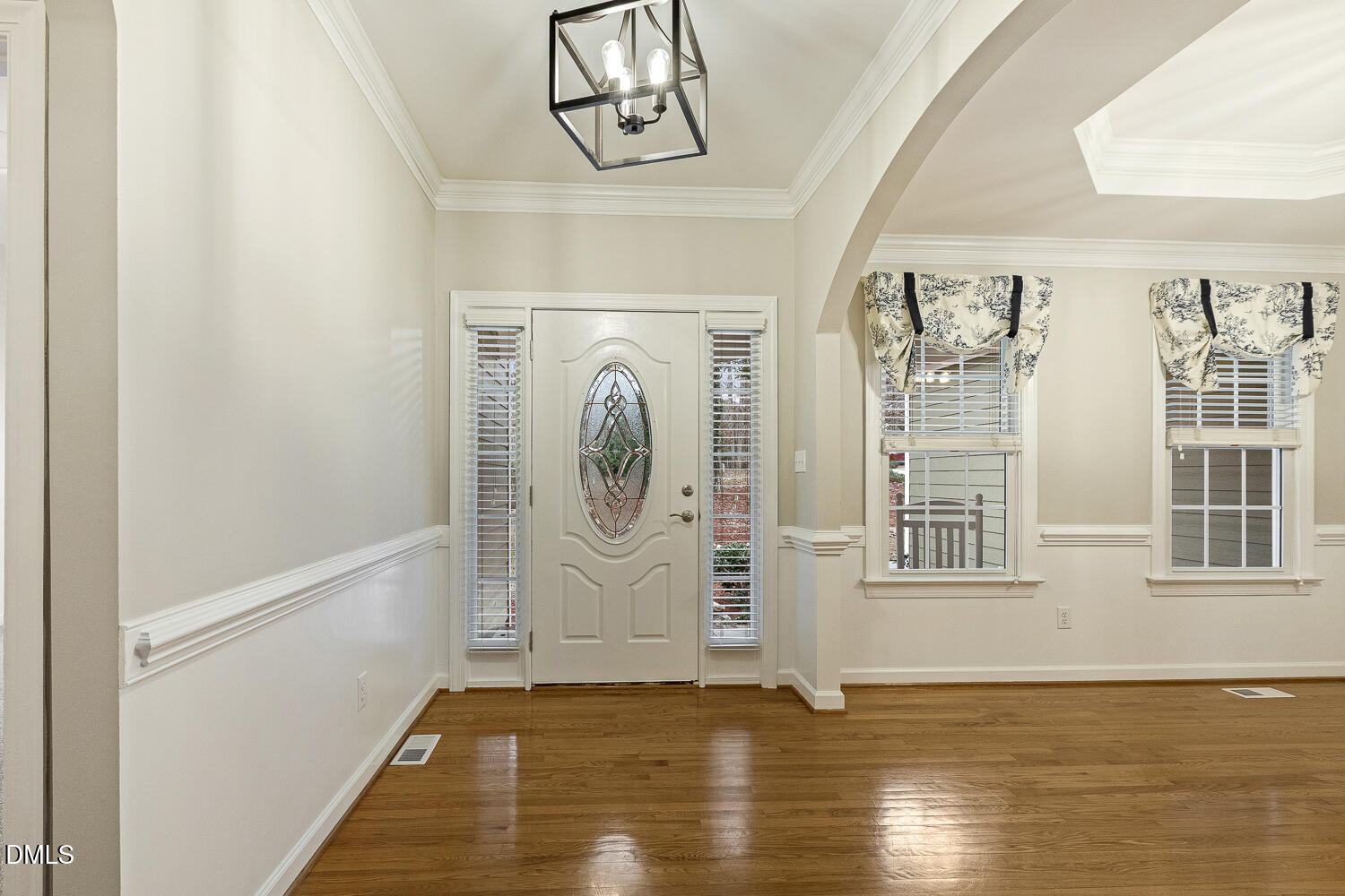 1119 Corrina Road Wake Forest, NC 27587 - Photo 5 of 45 a view of an entryway with wooden floor