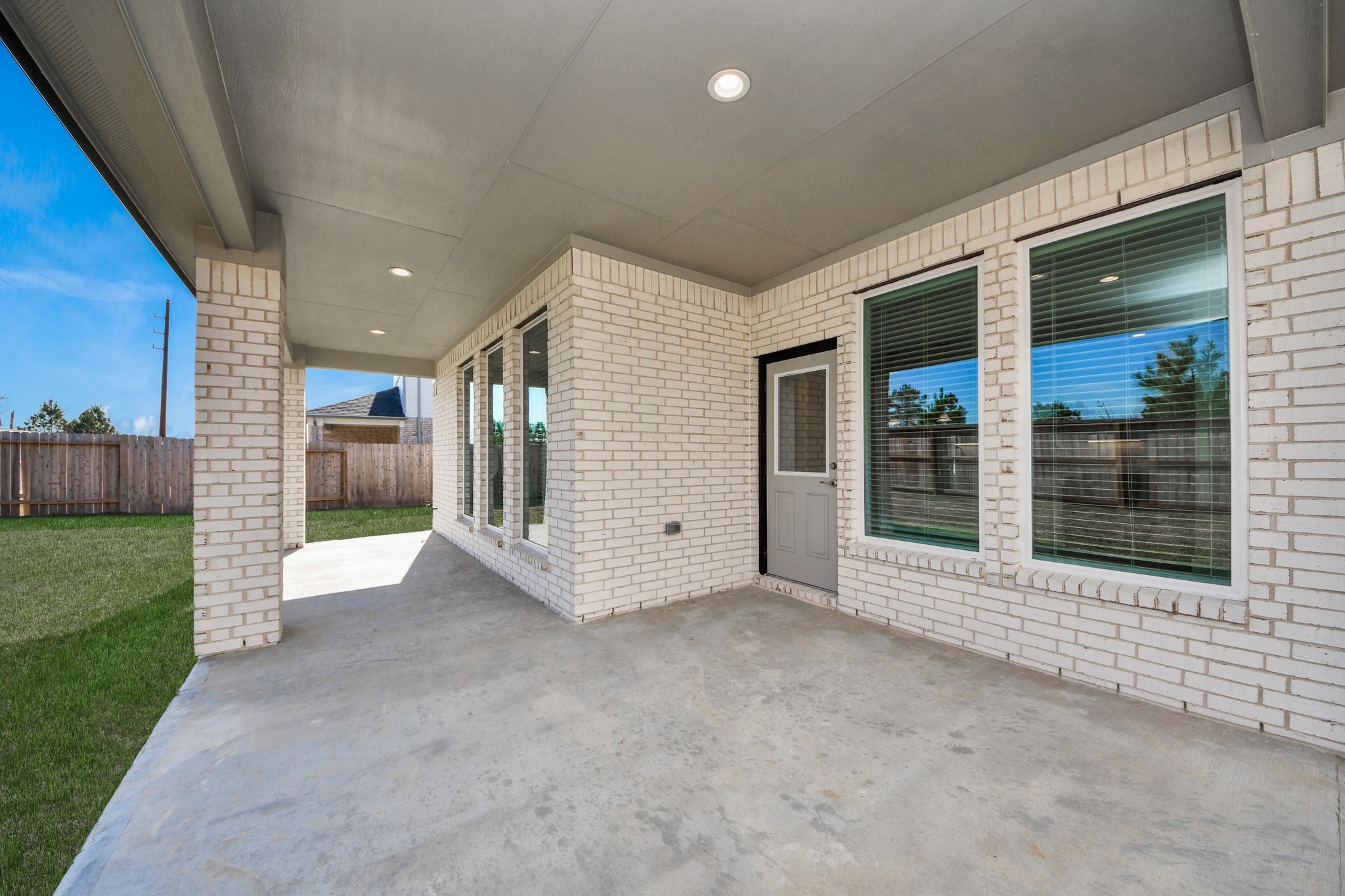 3102 Native Spg Drive Spring, TX 77373 - Photo 40 of 40 Experience outdoor living at its finest on this expansive covered patio, thoughtfully designed for BBQs and delightful outdoor dining. Sample photo of completed home with similar floor plan. Actual colors and selections may vary.