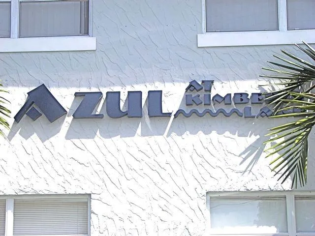 a couple of palm trees in front of a door