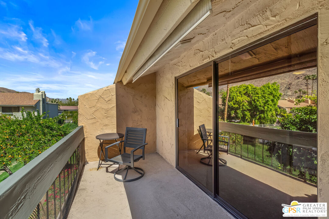 2029 Ramitas Way Palm Springs, CA 92264 - Photo 22 of 41 a view of balcony with furniture