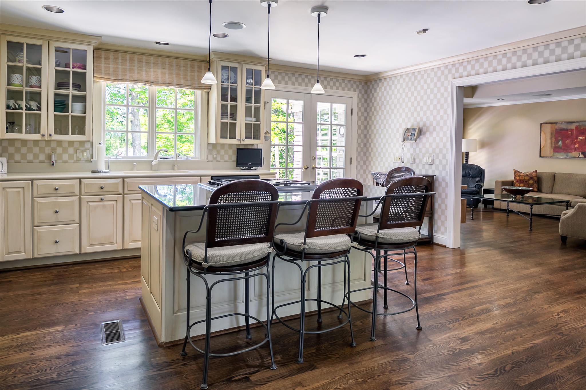 4508 Murfreesboro Road Franklin, TN 37067 - Photo 13 of 30 a view of a dining room with furniture window and wooden floor