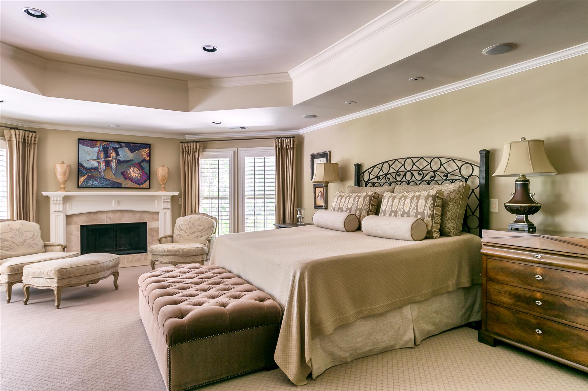 4508 Murfreesboro Road Franklin, TN 37067 - Photo 15 of 30 a bedroom with a bed and a couch