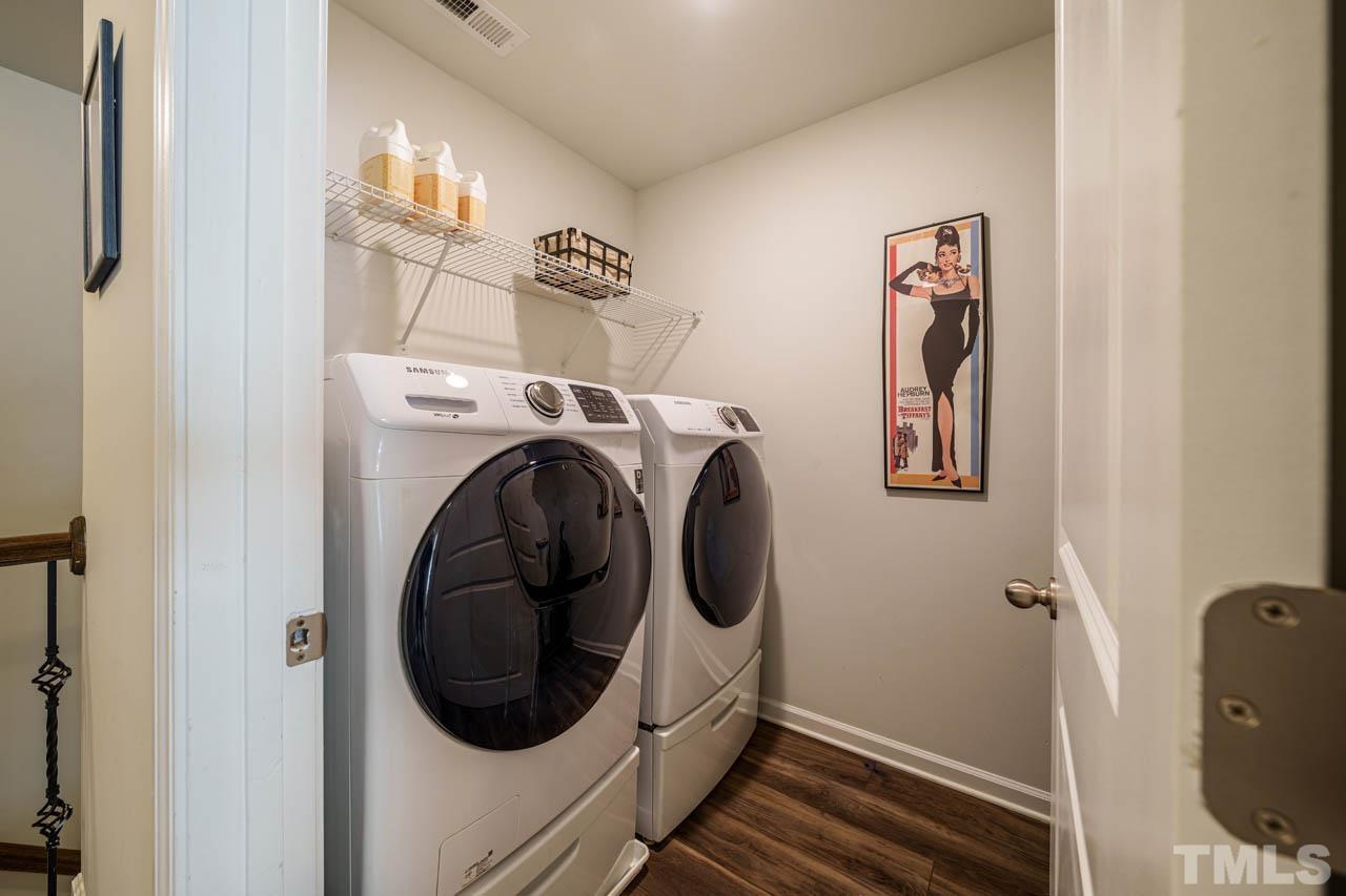1007 Longitude Drive Durham, NC 27713 - Photo 25 of 35 a utility room with dryer and washer
