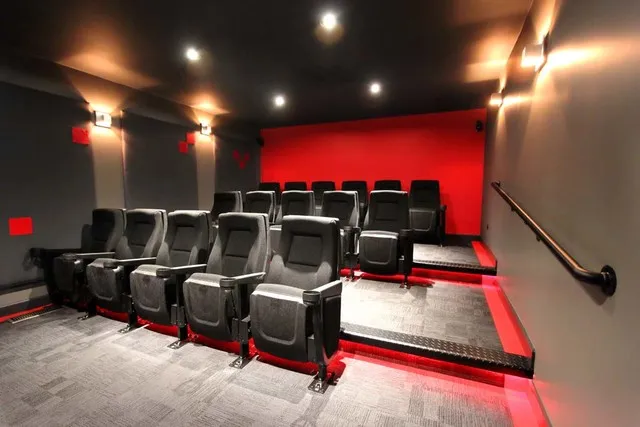 a room with gym equipment