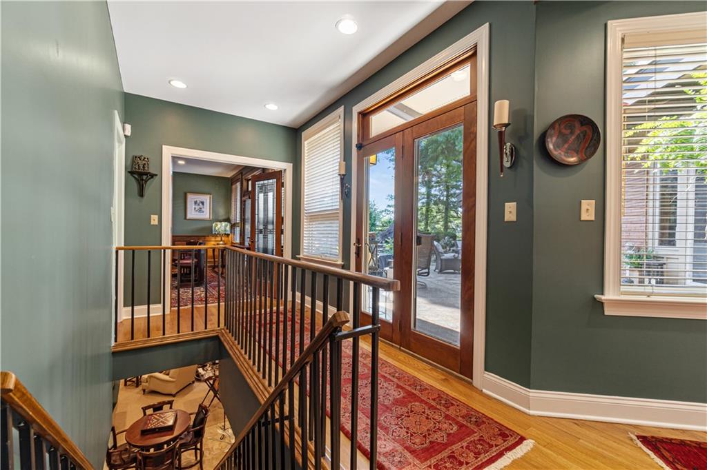 1789 Hastings Mill Road Pittsburgh, PA 15241 - Photo 18 of 47 a view of a hallway with wooden floor and windows