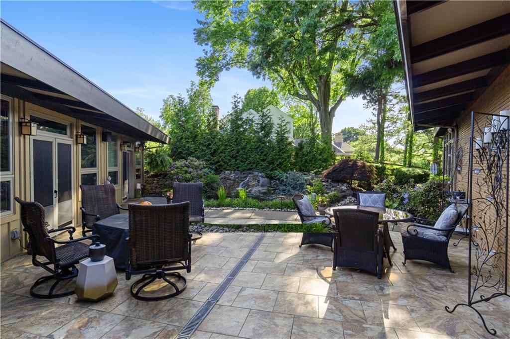 1789 Hastings Mill Road Pittsburgh, PA 15241 - Photo 44 of 47 a view of backyard with outdoor seating and plants