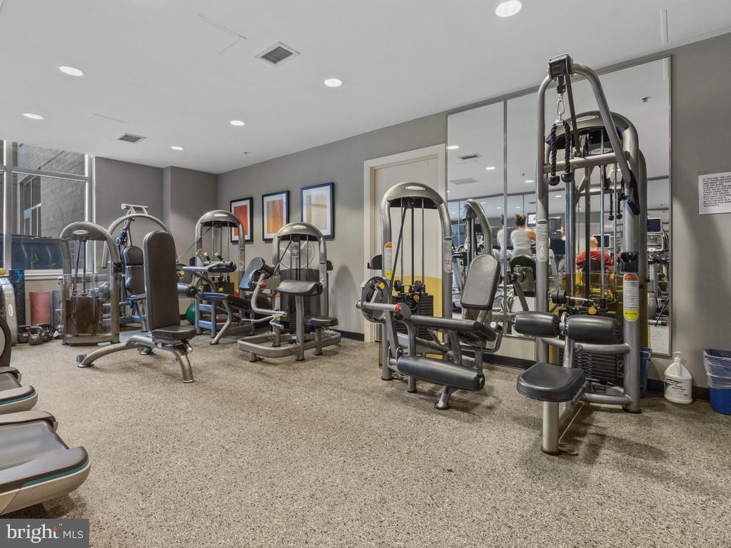 811 4th Street Northwest, Unit 608 Washington, DC 20001 - Photo 15 of 22 a view of a room with gym equipment