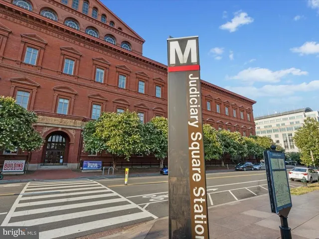 a front view of a building