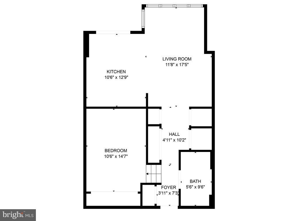 811 4th Street Northwest, Unit 608 Washington, DC 20001 - Photo 22 of 22 a picture of a floor plan