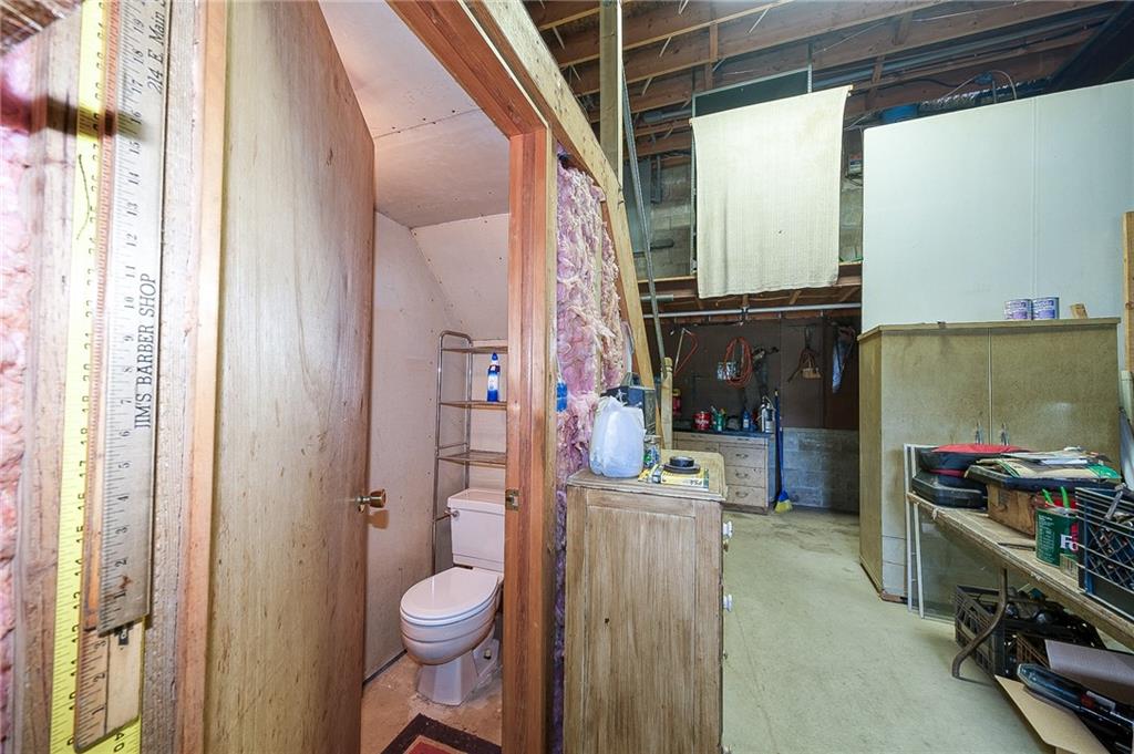 285 Glade Run Road Renfrew, PA 16053 - Photo 19 of 25 a view of bathroom with a toilet and a shower