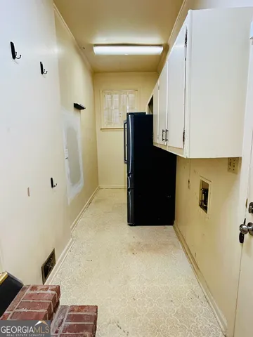 a view of an front door