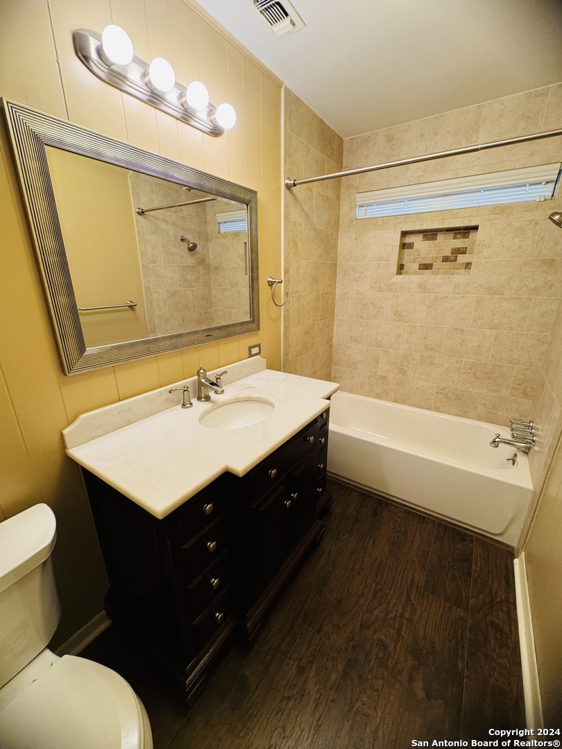 440 Cedar Springs Drive Spring Branch, TX 78070 - Photo 29 of 48 a bathroom with a sink double vanity and a mirror