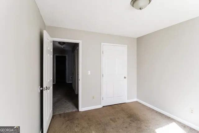 a view of an empty room