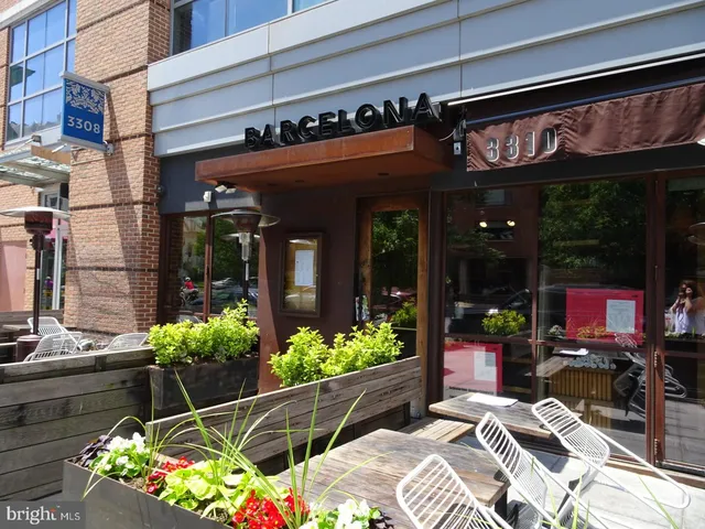 a view of a building with door