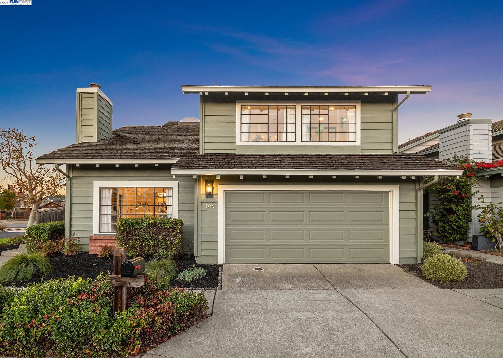 106 Sea Bridge Alameda, CA 94502 - Photo 1 of 1 a front view of a house with garage