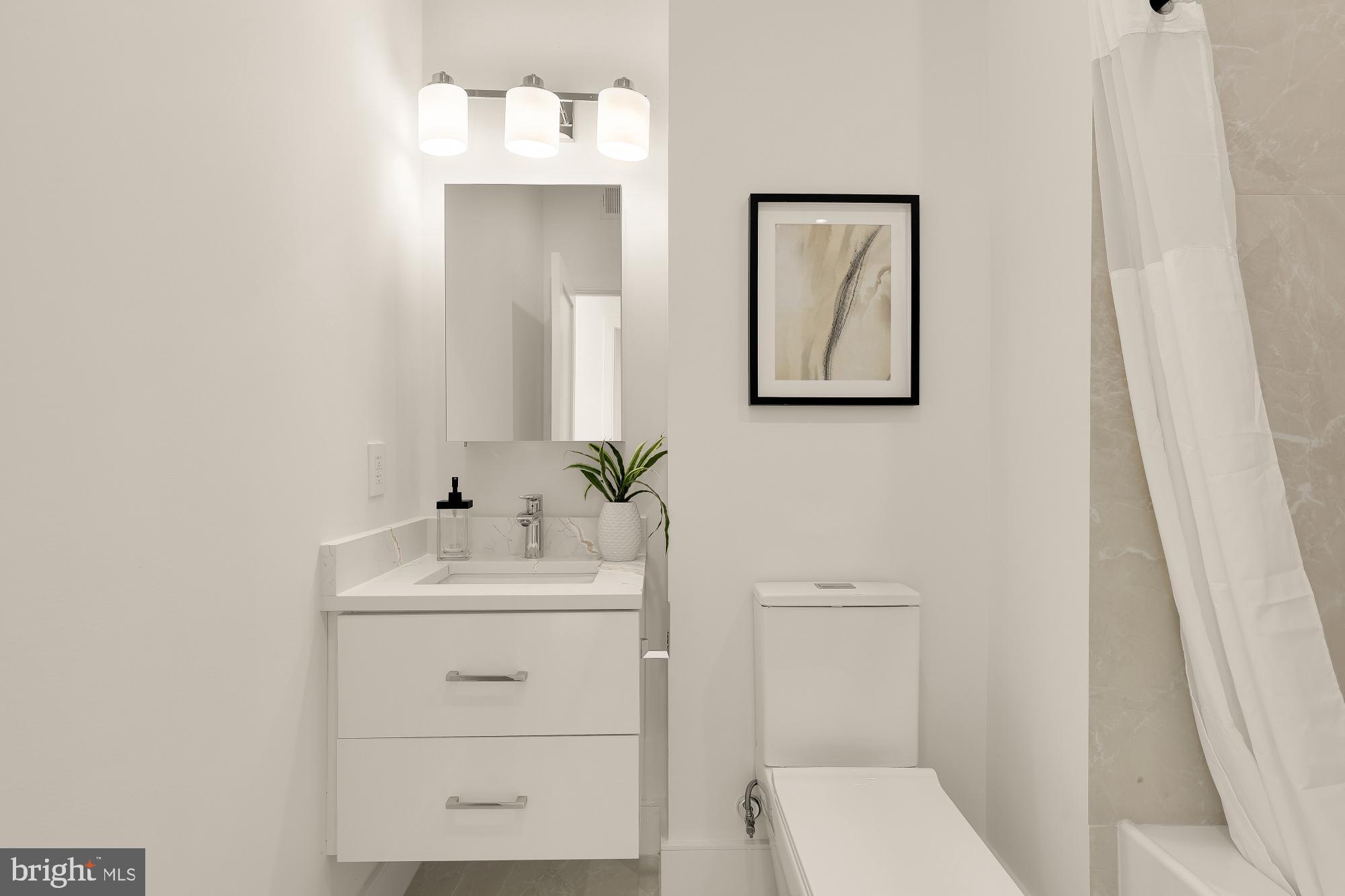 1850 Capitol Avenue Northeast Washington, DC 20002 - Photo 25 of 42 a bathroom with a sink a toilet and mirror