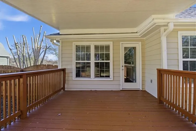 a view of a house with a porch