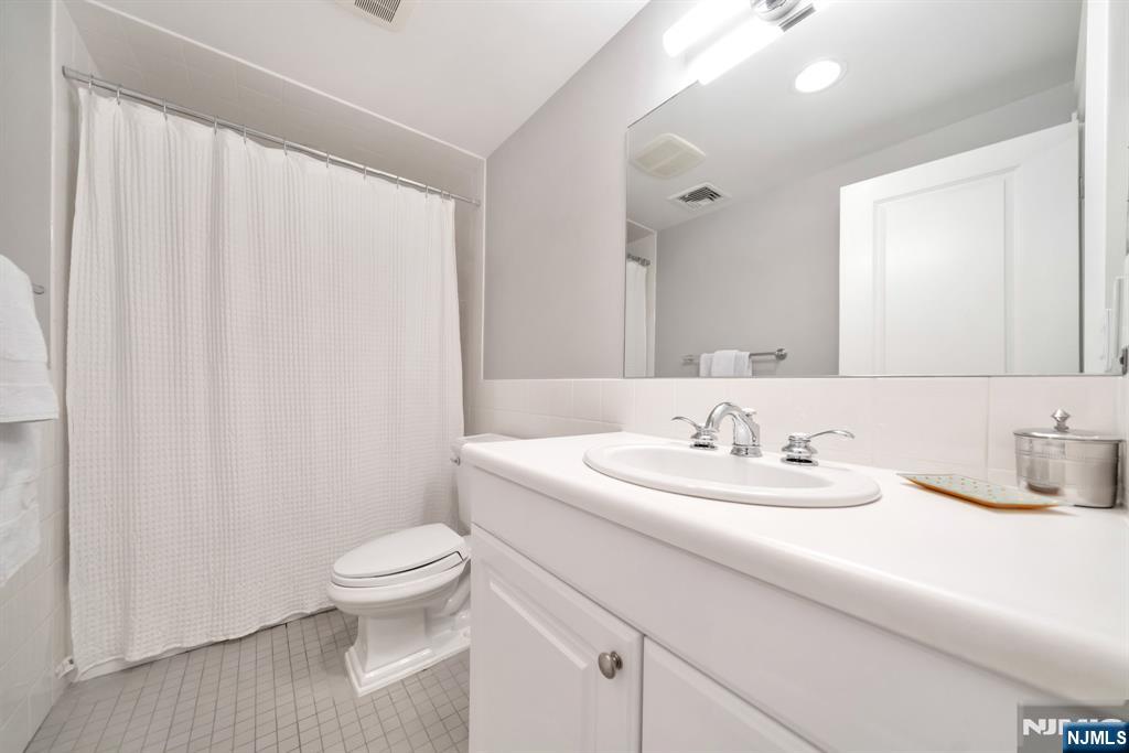 187 Buckingham Road Tenafly, NJ 07670 - Photo 41 of 50 a bathroom with a toilet a sink and a mirror