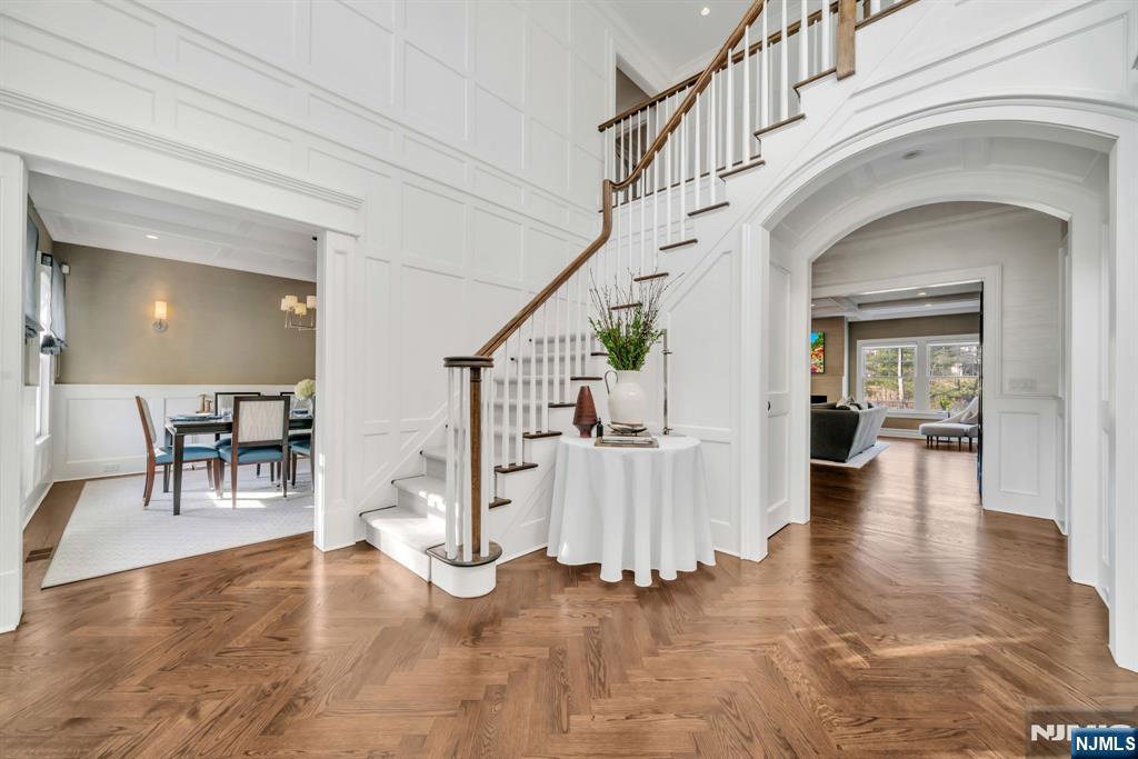 187 Buckingham Road Tenafly, NJ 07670 - Photo 10 of 50 a view of entryway and hall with wooden floor