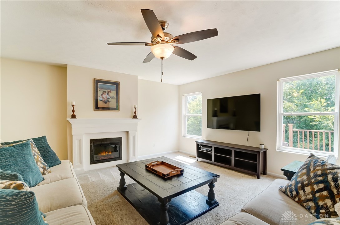6042 Kay Court Riverside, OH 45424 - Photo 2 of 29 Family room . Notice the newly installed gas fireplace.