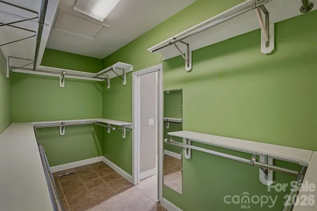 a view of walk in closet