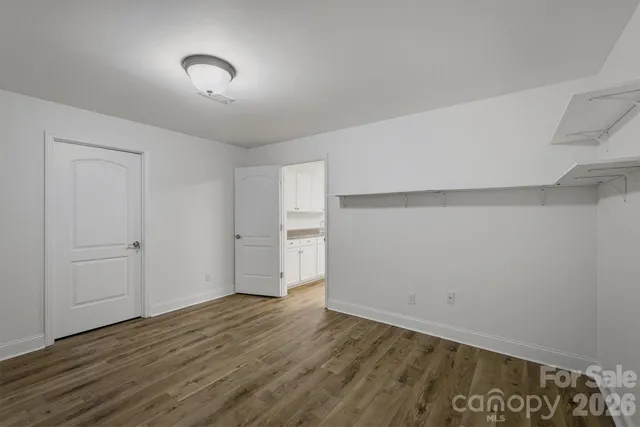 a view of an empty room