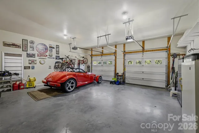 a view of parking garage