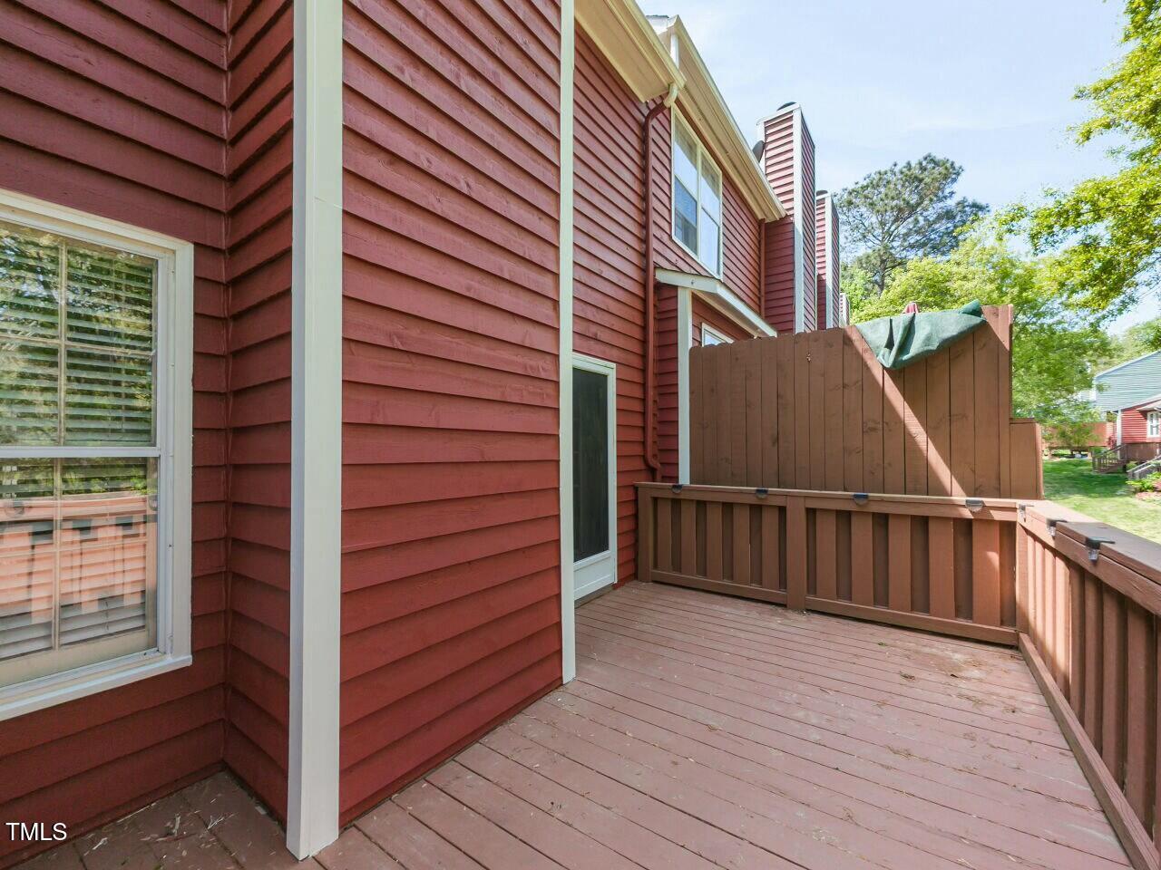116 Old Maple Lane Durham, NC 27713 - Photo 28 of 30 a view of outdoor space deck and backyard